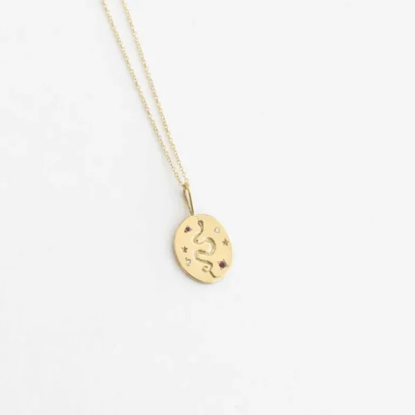 Tortoise General Jewelry<Black Barc 'Hebi' Signet Necklace