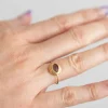 Tortoise General Jewelry<Black Barc 'Kyu' Ring No. 21