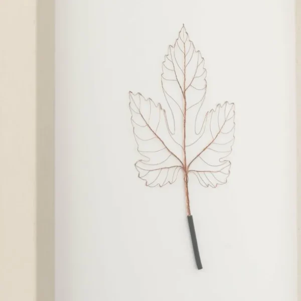 Tortoise General Mitsuru Koga<#33 - Copper Wire Leaf #8 (All Around You, 2024) by Mitsuru Koga
