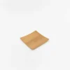 Tortoise General Serving<Orange Pine Natural Plywood Square Dish