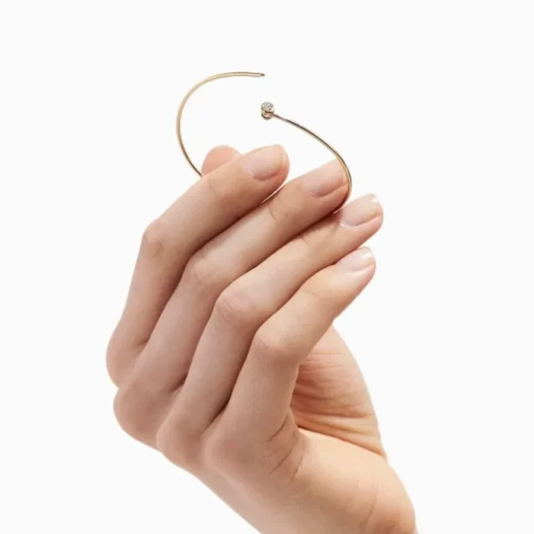 Tortoise General Jewelry<Shihara One-Stone Hoop Bracelet