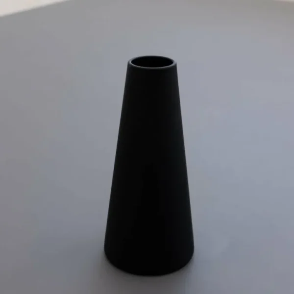 Tortoise General Glassware<Sugahara - Matte Black Flower Vase (F-40KF)